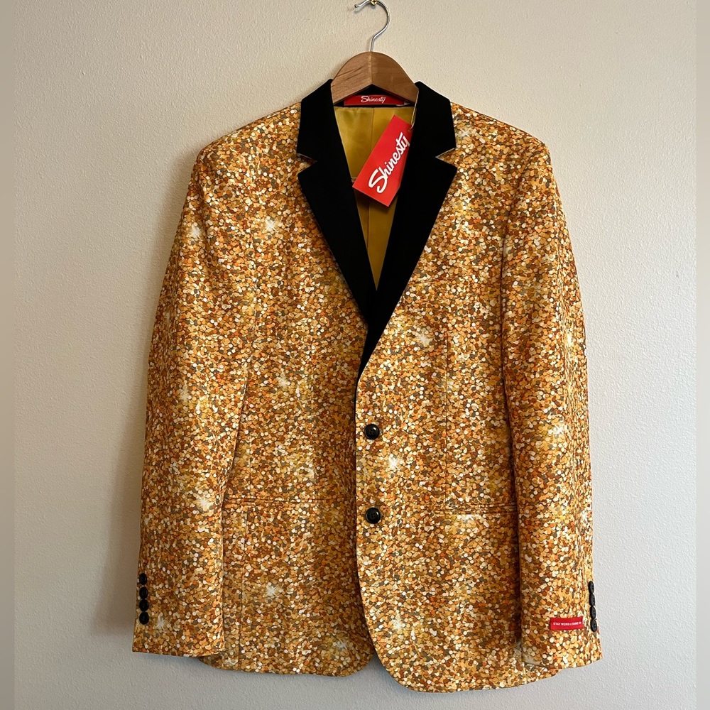 Shinesty The Gold Dust Suit Coat NWT 40R